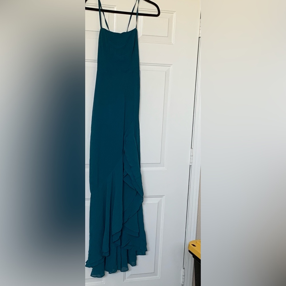 Lulus Dark Teal Formal Dress NWT 🌴